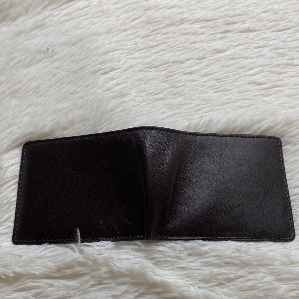 Genuine Leather Brown Men’s Billfold Wallet